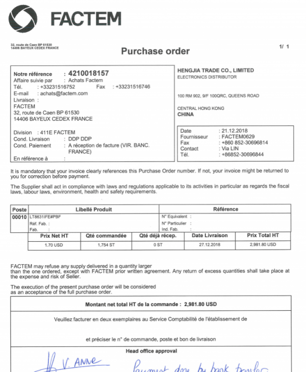 Electronics Distributor Hong Kong Electronic Component